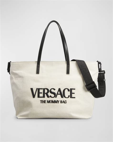 farfetch Versace diaper bag